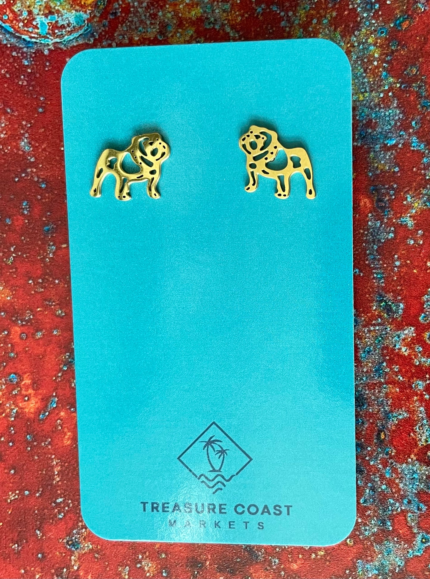 Adorable Bulldog Earrings