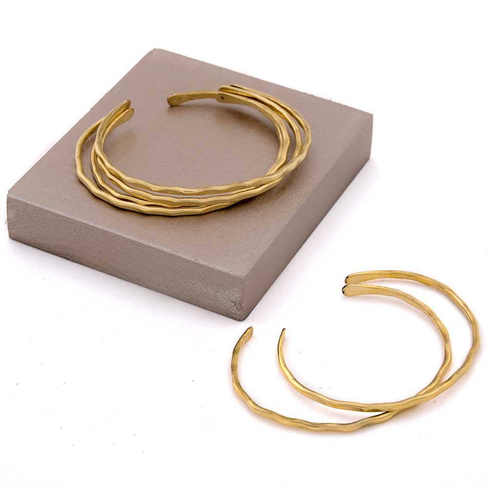 Ava Hammered Mini Cuff