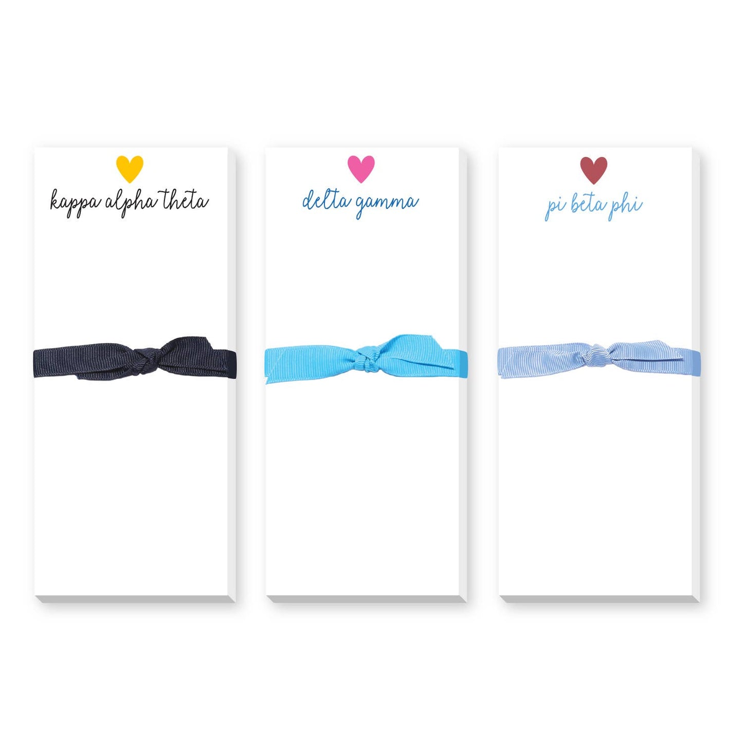 Chi Omega Skinny Notepad