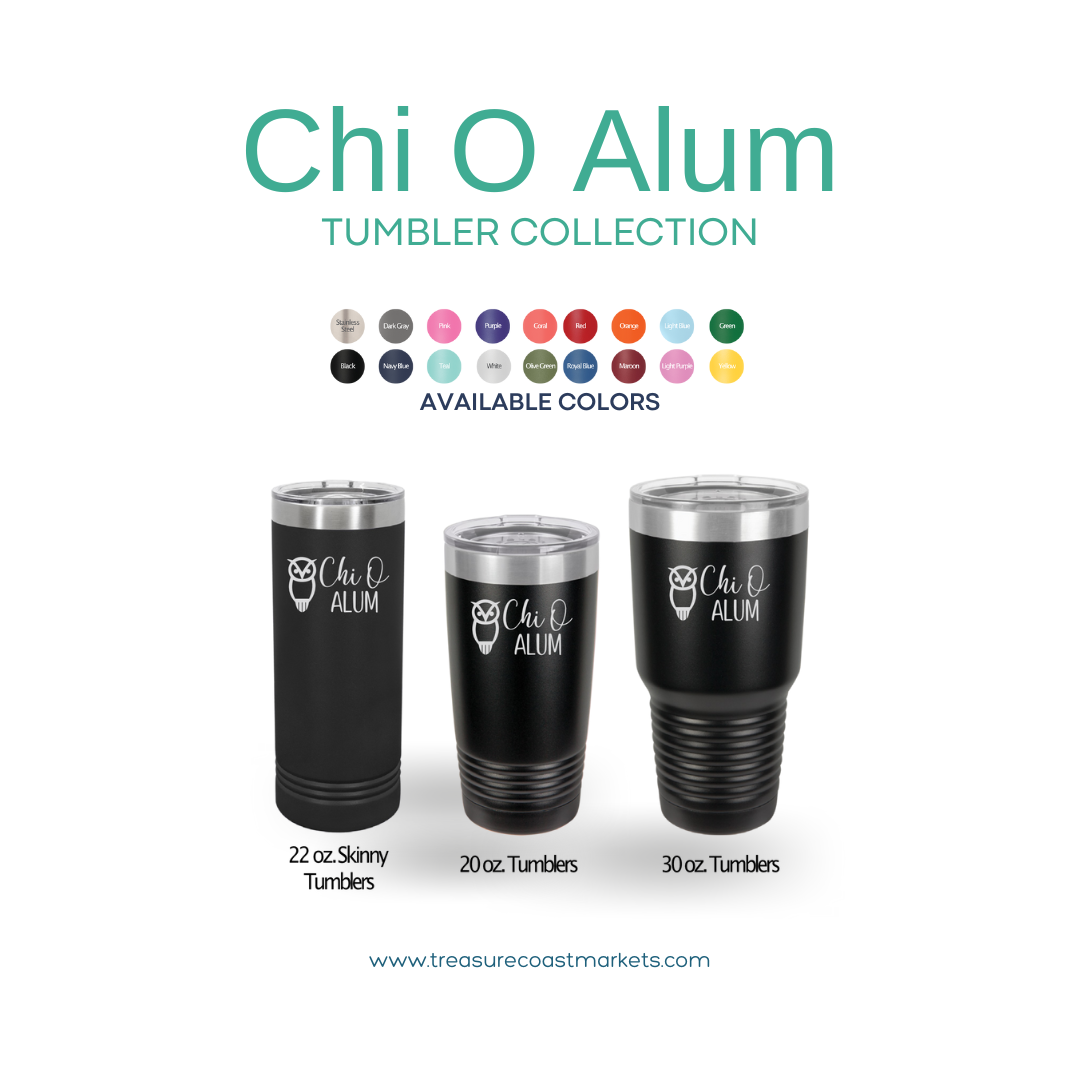 Chi Omega Alum Tumbler