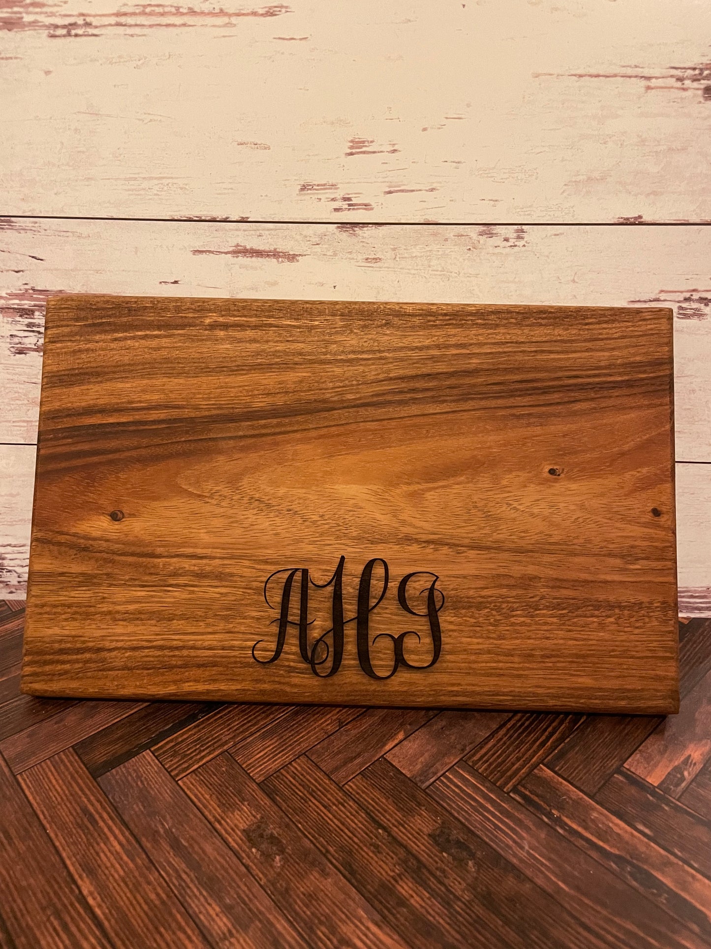 Medium Live Edge Square End Board