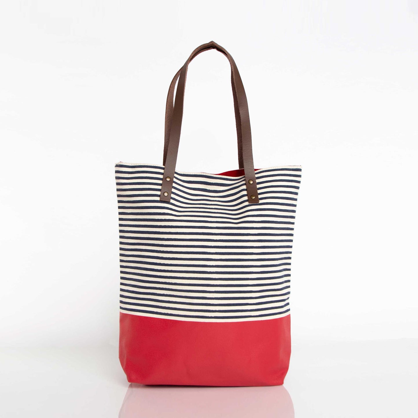 Seaport Stripes Dipped Tote