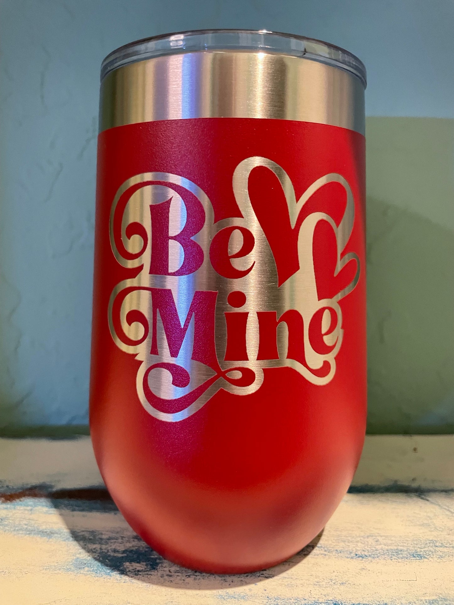 Be Mine Wine Tumbler