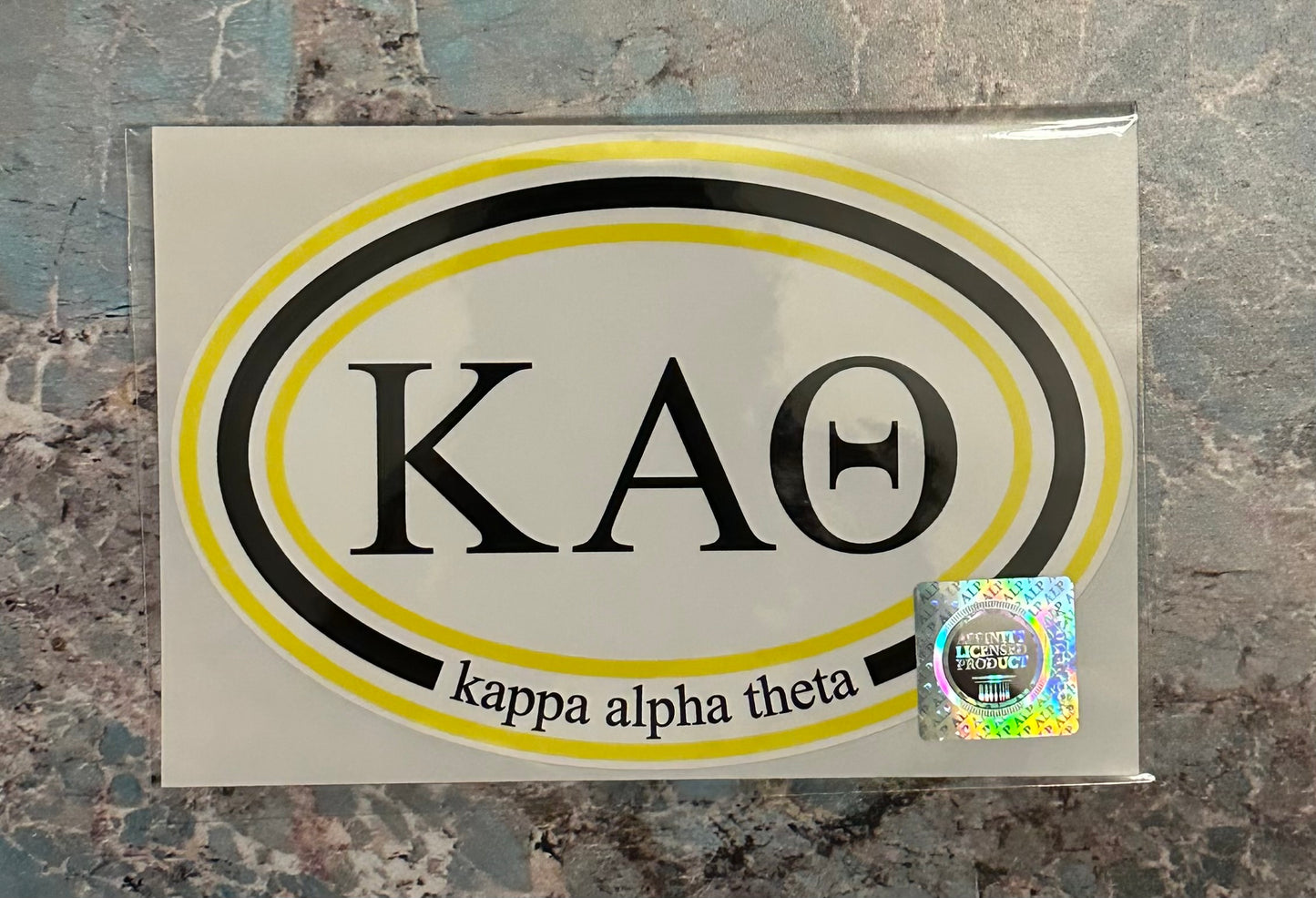 Kappa Alpha Theta Greek Bumper Sticker