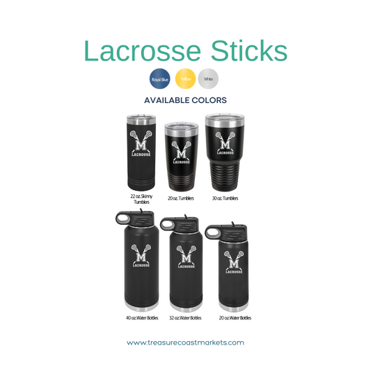 Lacrosse Stick Tumbler/Bottles