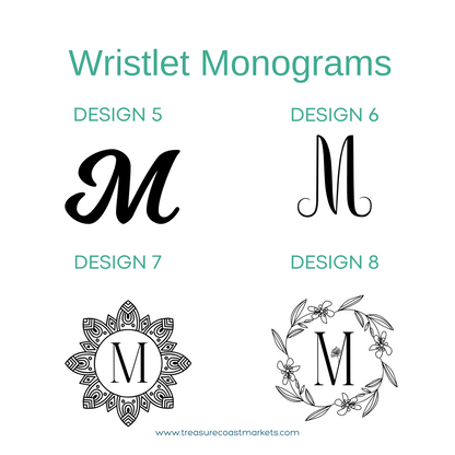 Monogram Stripes Clutch
