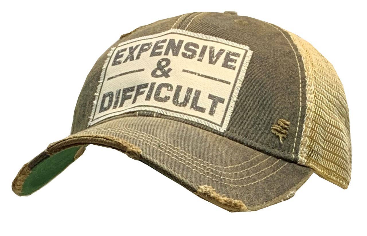 Expensive & Difficult Trucker Hat Baseball Cap