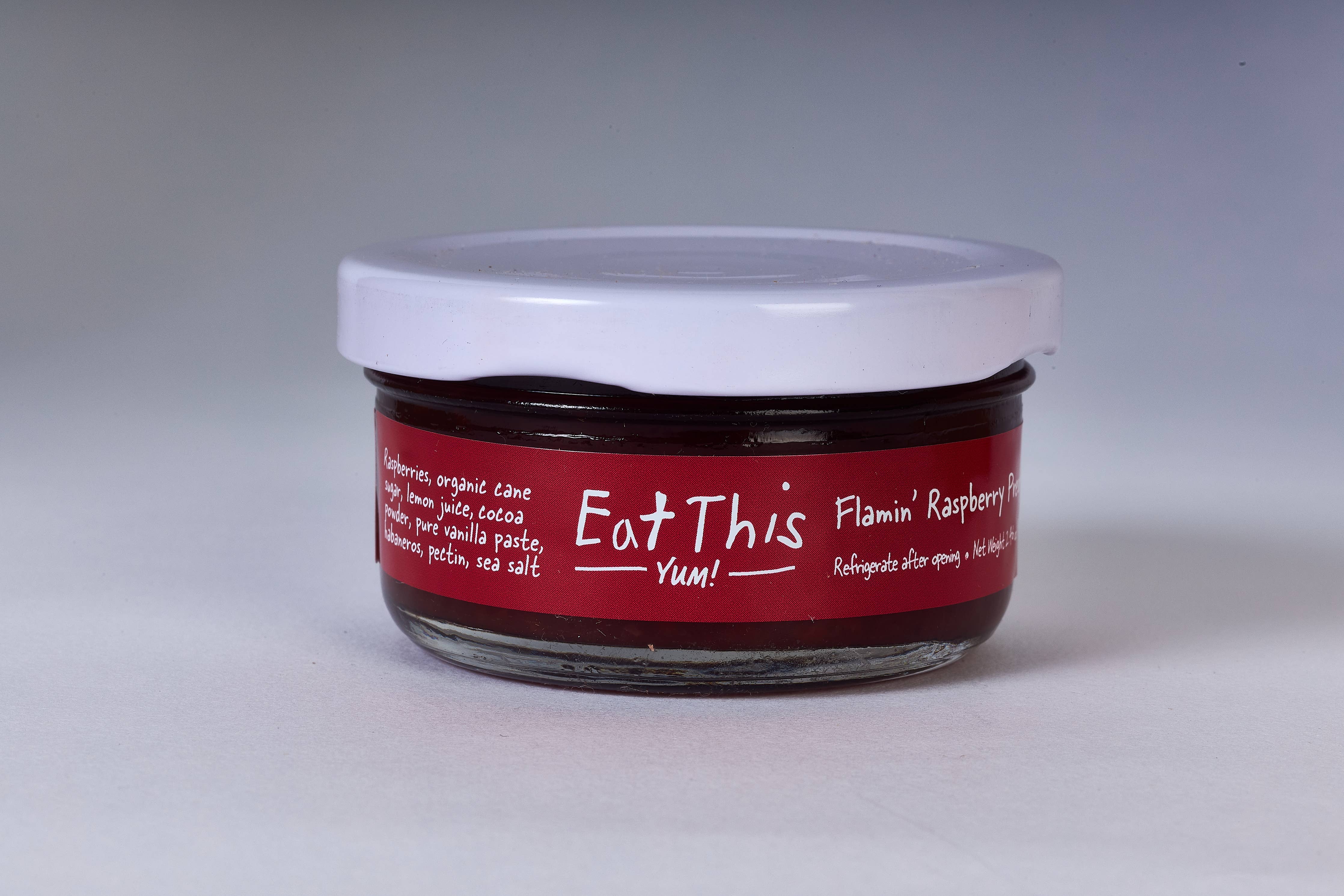 Raspberry Treasure Flamin' Raspberry Preserve – Treasure Coast Markets