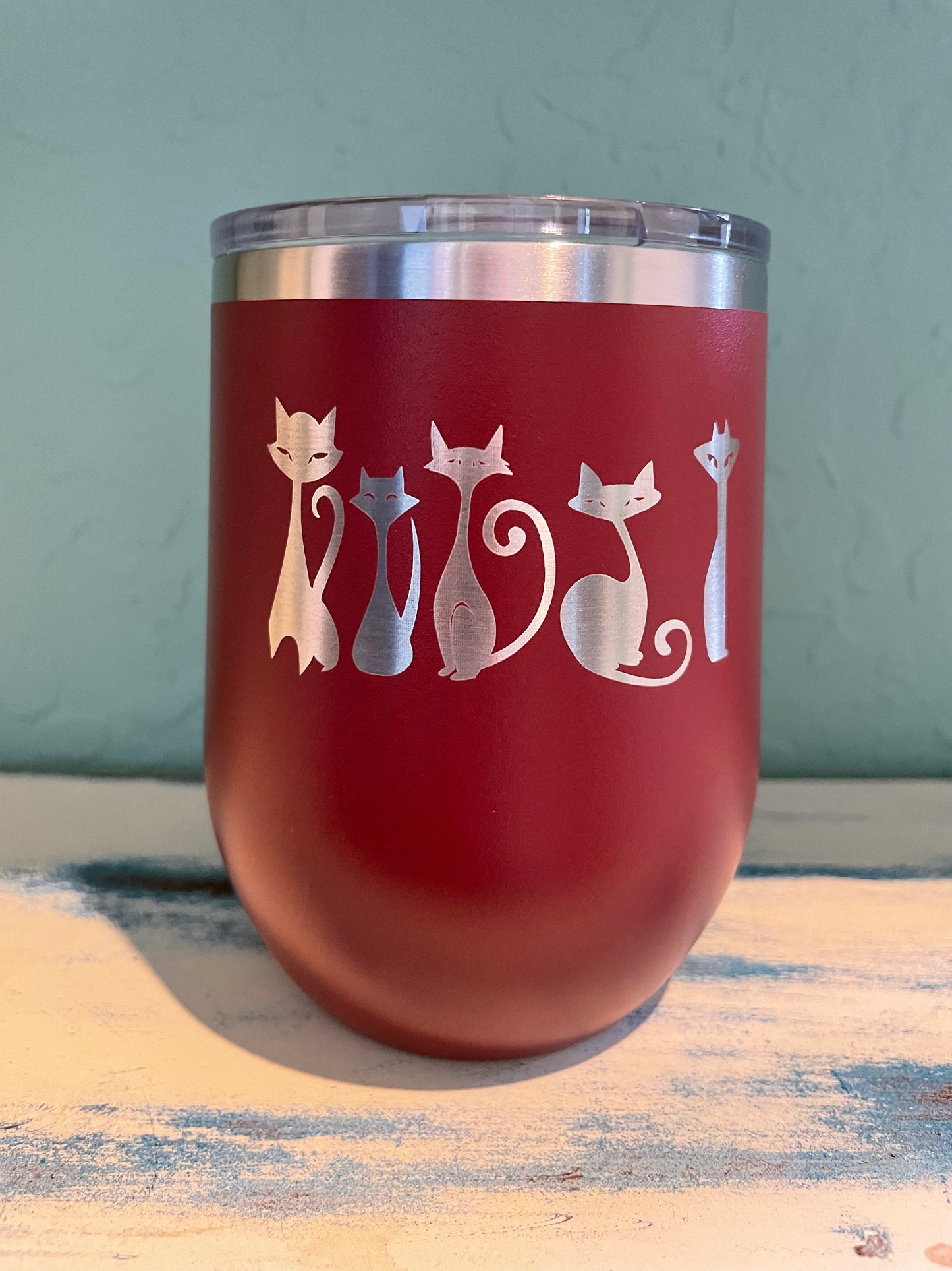 Cat Wine Tumbler